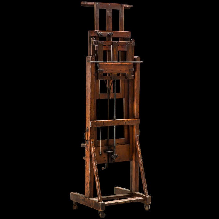 English 19th Century Studio Easel 3