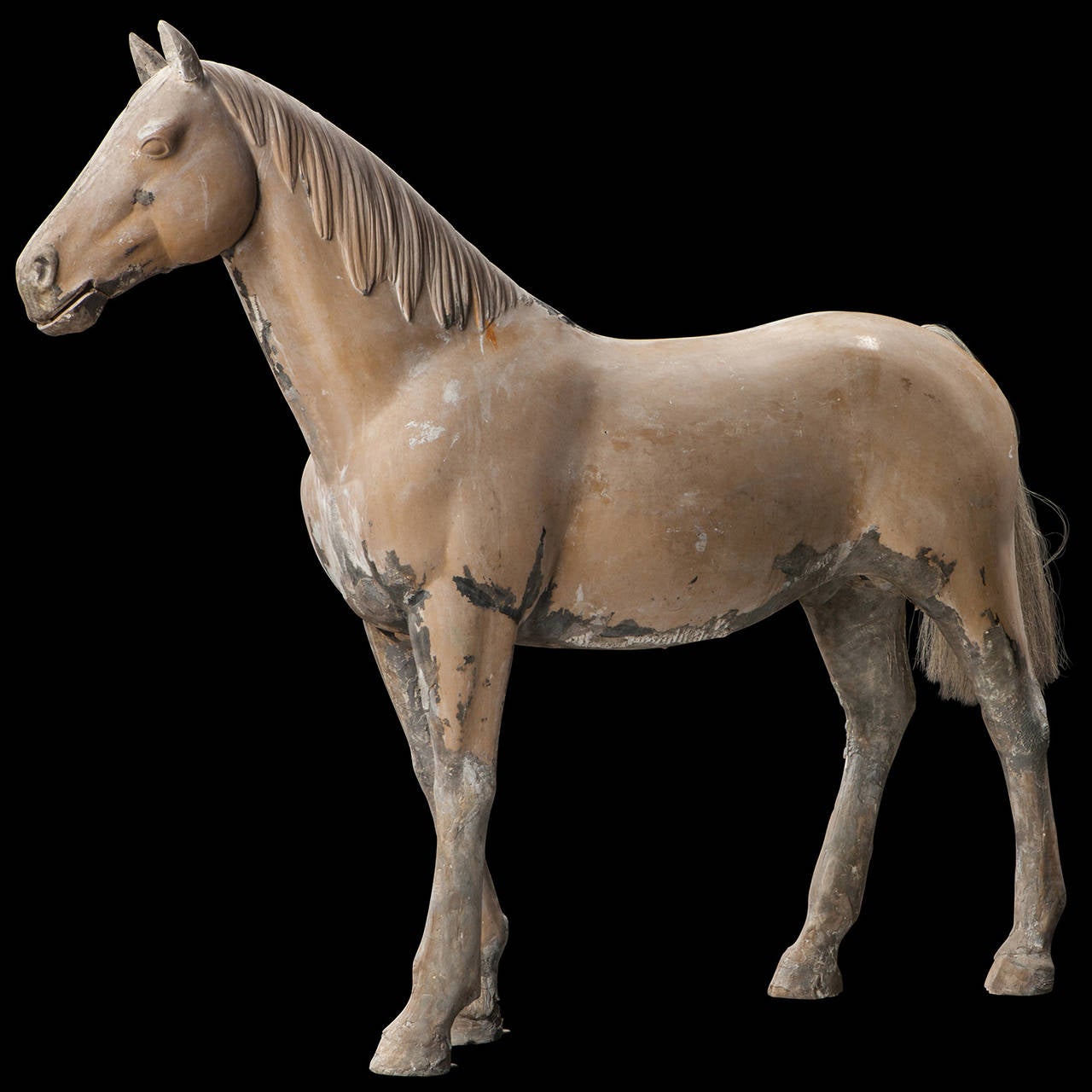 A fiberglass study of a pony originally made for a mining museum.                       Nickname “Wonderful Eric”.