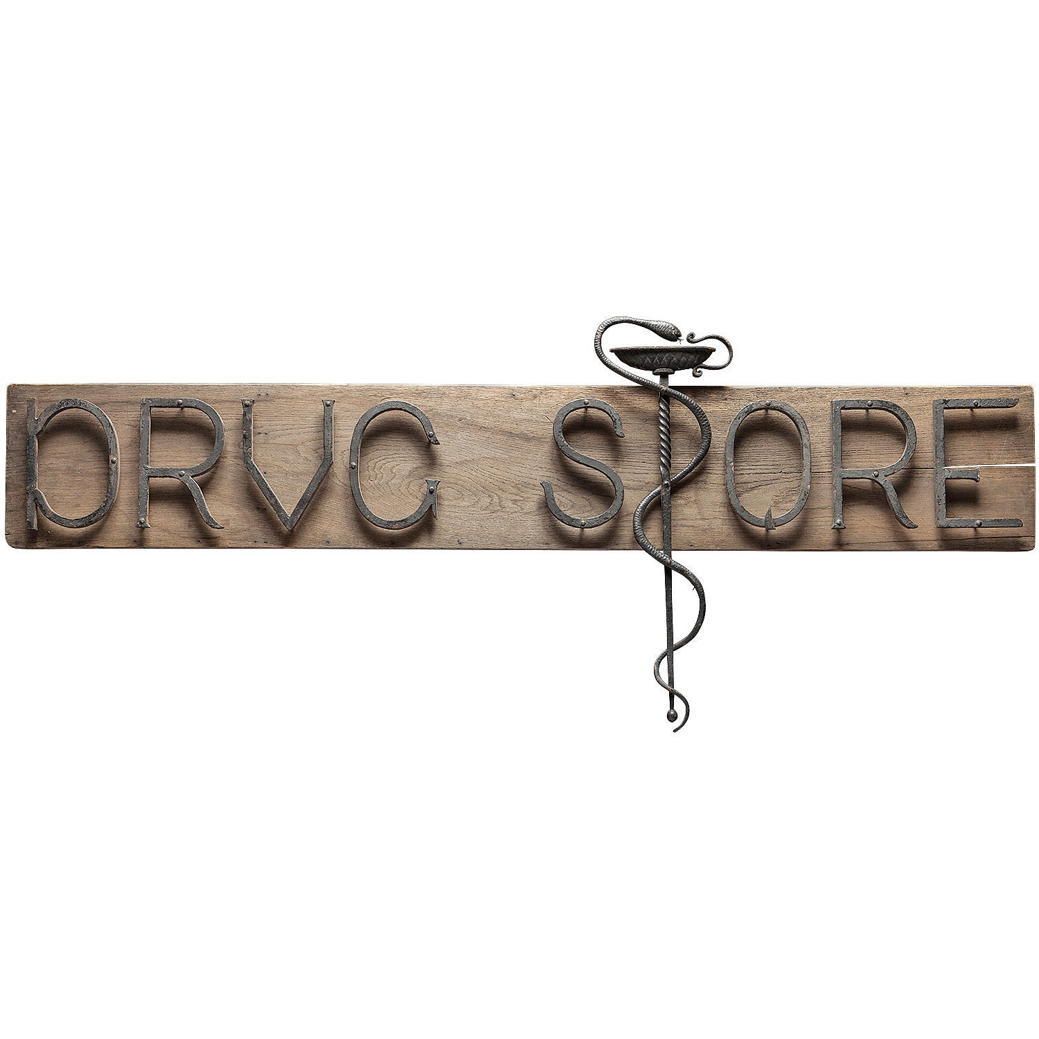 Early "Drug Store" Sign