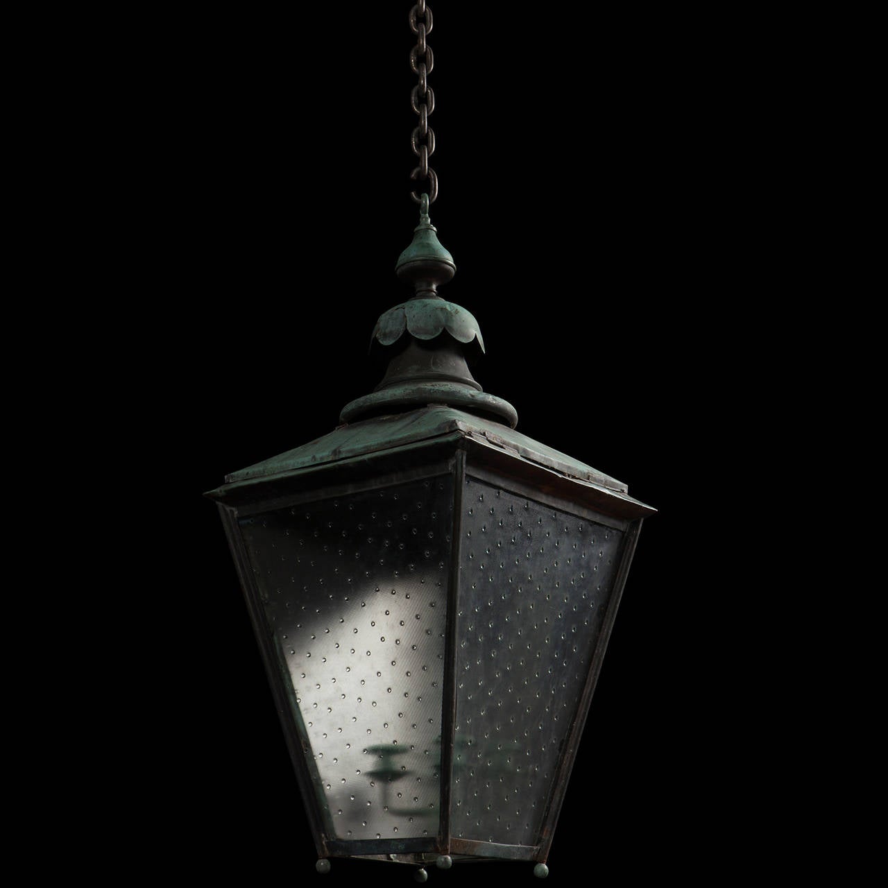 Verdigris Copper Outdoor Garden Lantern 1