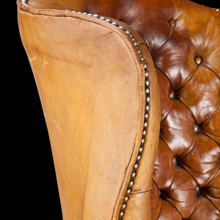 Leather Library Chair 2