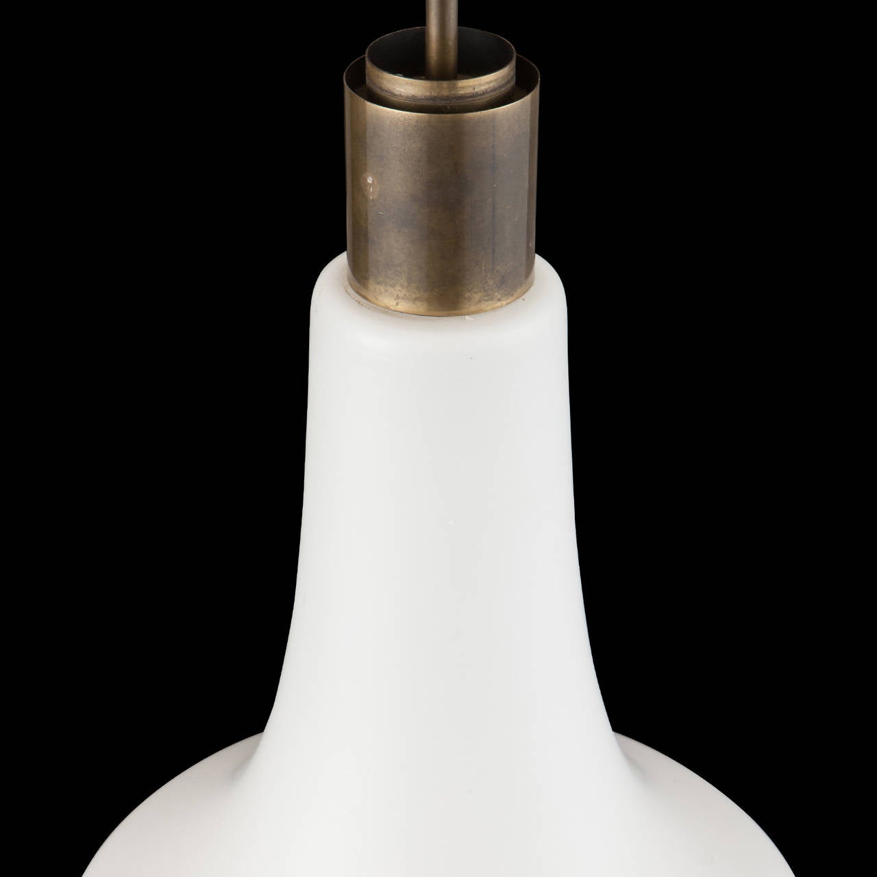 Mid-20th Century Opaline Glass Table Lamp