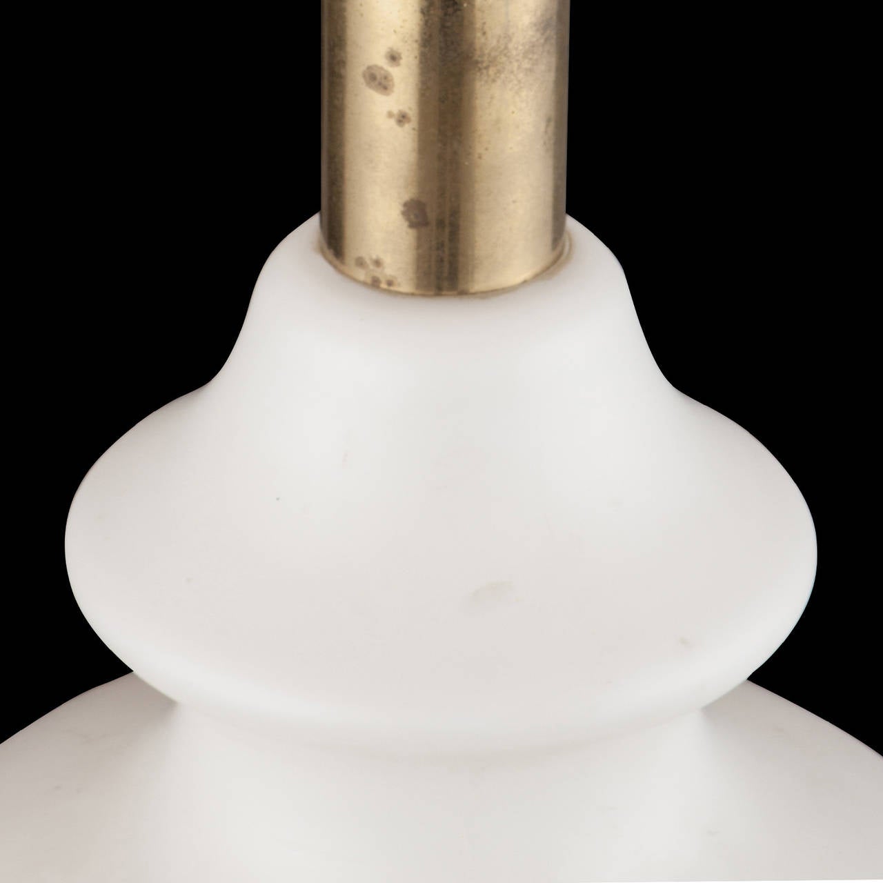 Mid-20th Century Opaline Glass Table Lamp