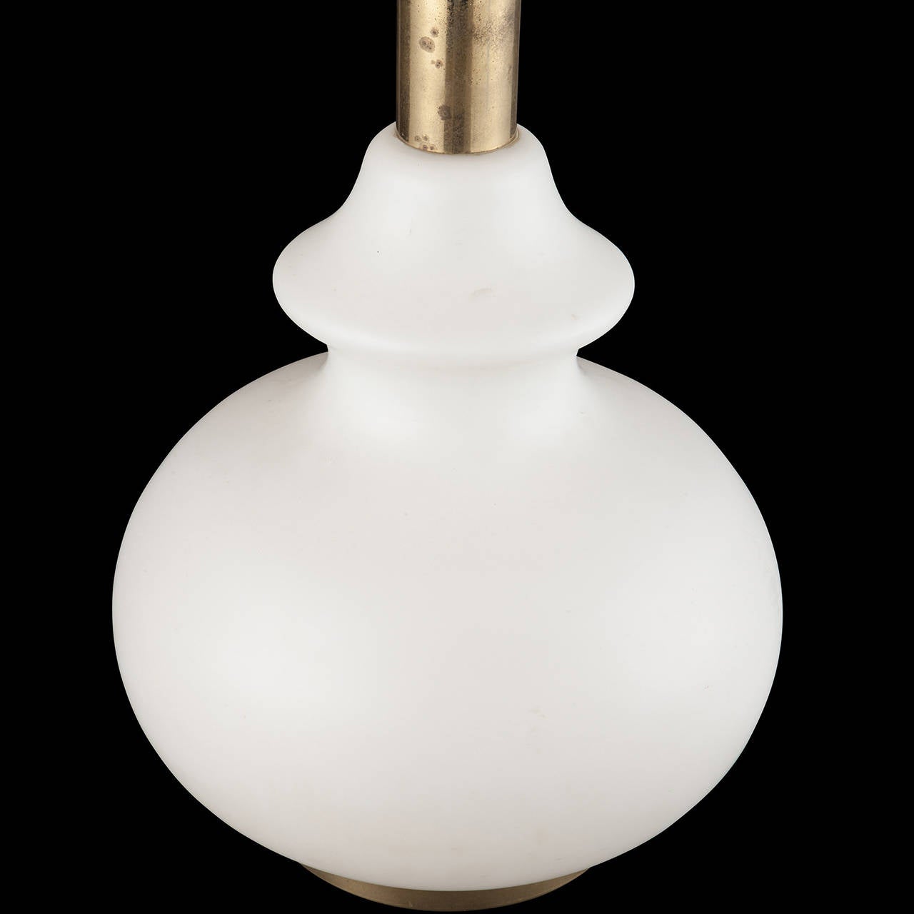 Opaline Glass Table Lamp In Good Condition In Culver City, CA