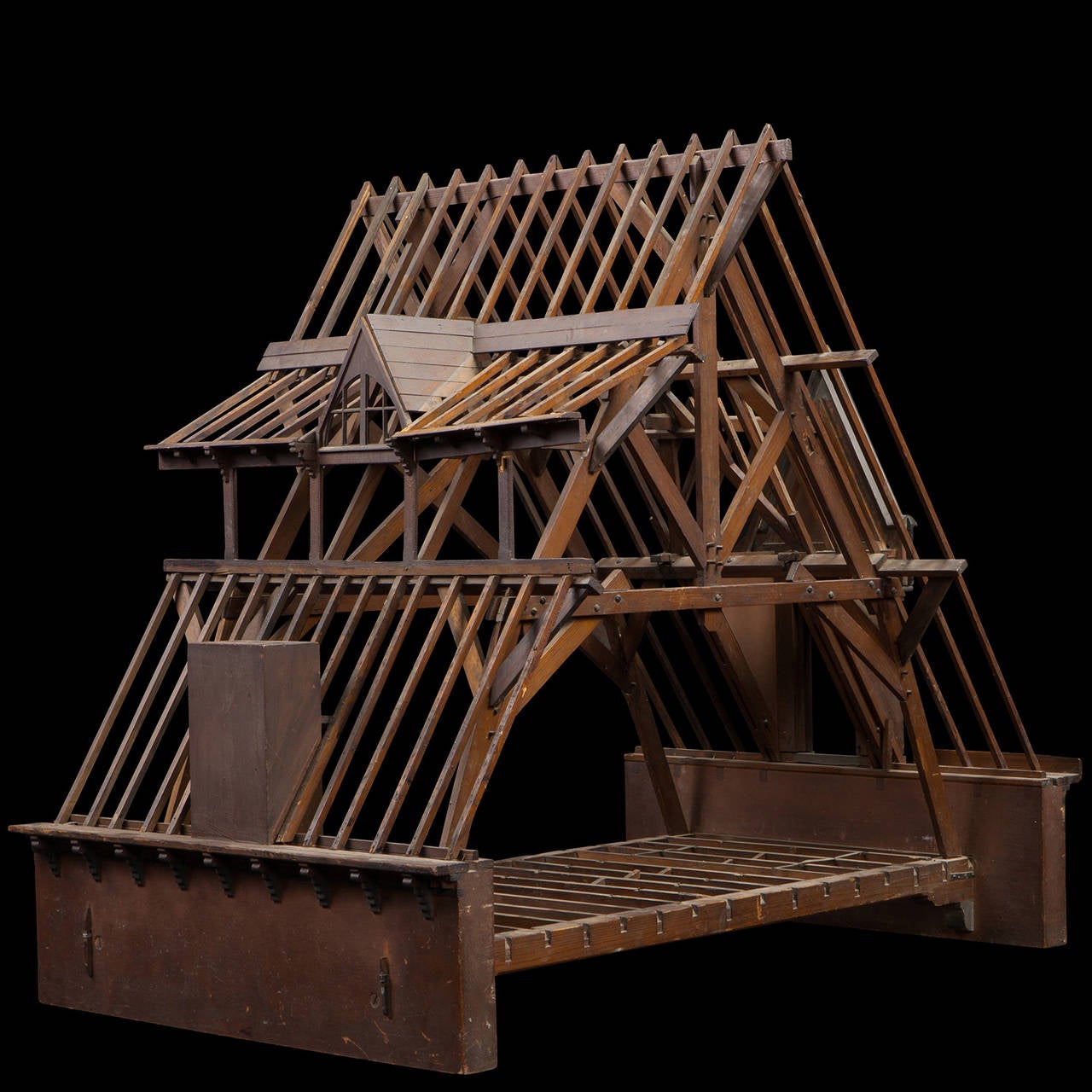 Apprentice Wood Working Structural Model at 1stdibs