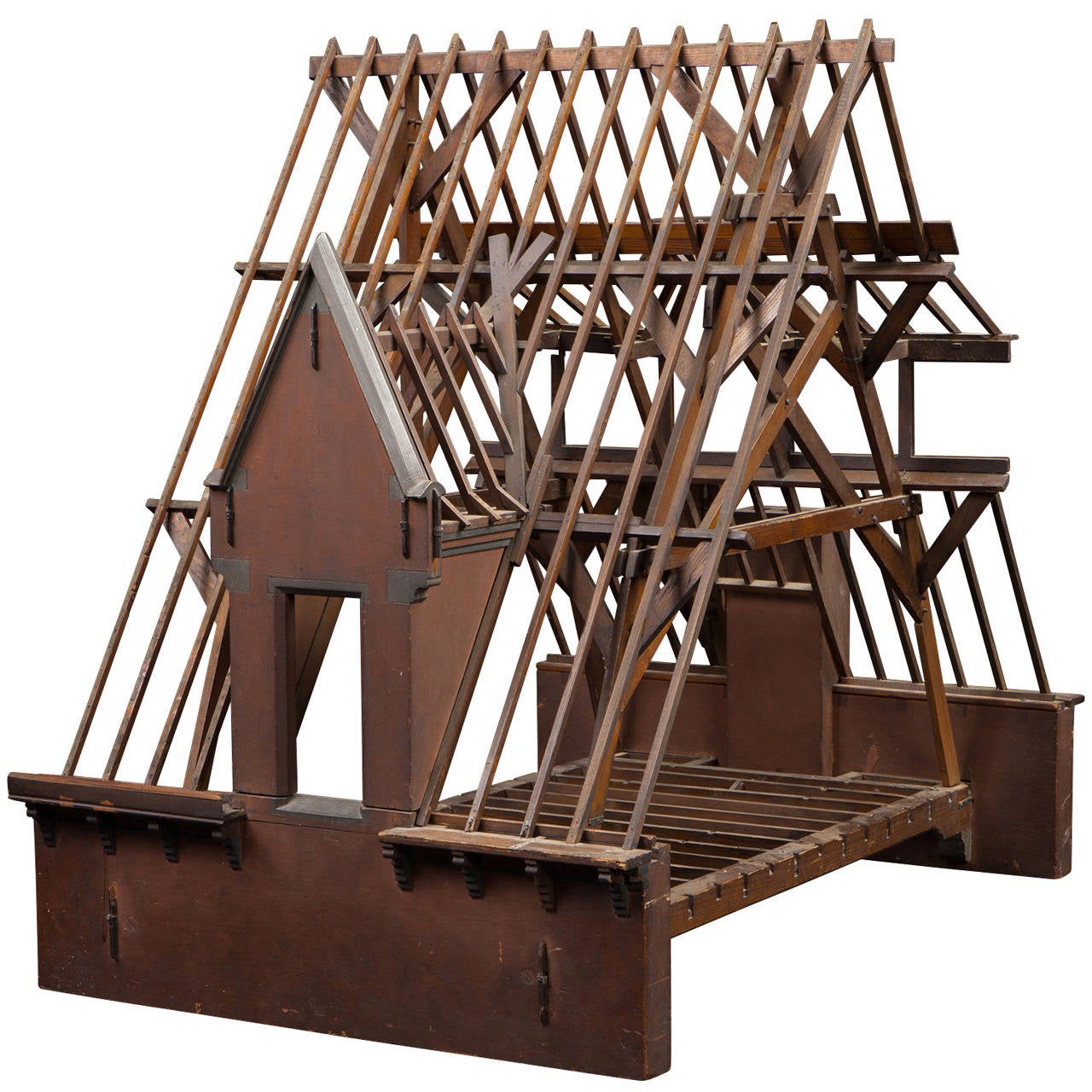 Apprentice Wood Working Structural Model at 1stdibs
