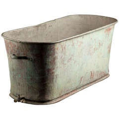 Antique Zinc Bathtub