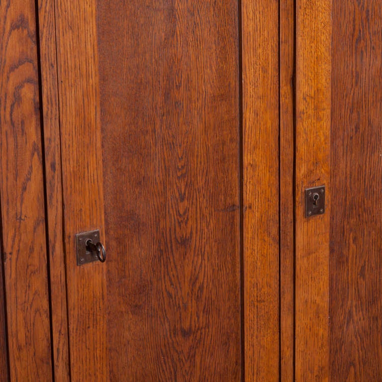 French Wooden School Lockers