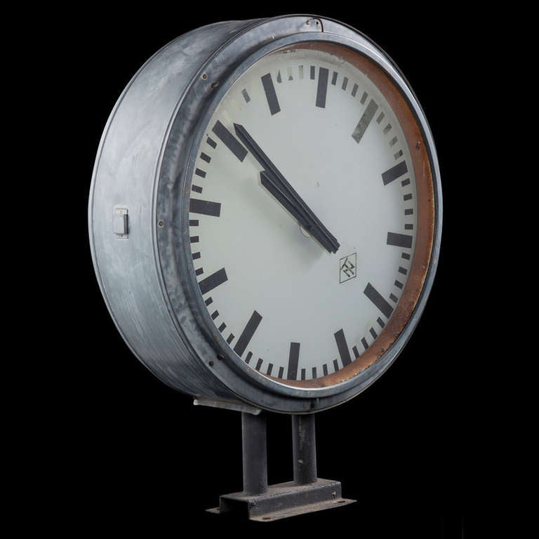 Giant Oversized Railroad Clock