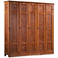 Wooden School Lockers