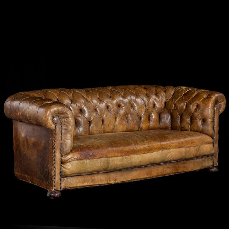 Leather Chesterfield Sofa