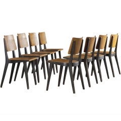 Set of (8) Horgen-Glarus Bentwood Dining Chairs