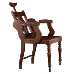 Antique Early Barber's Chair