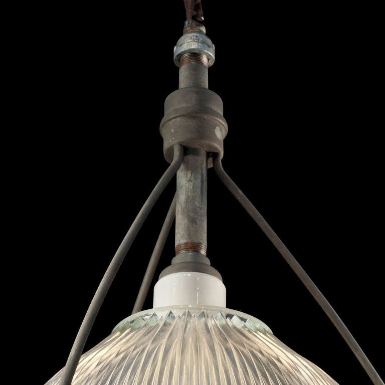 Mid-20th Century Large Industrial Gymanasium Light