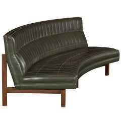 Curved Form Modern Sofa