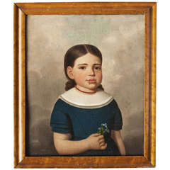 Portrait Painting of a Young Girl