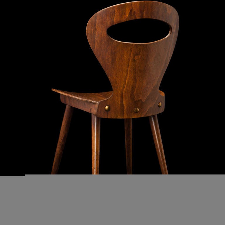 Mid-20th Century Baumann Bentwood Dining Chairs