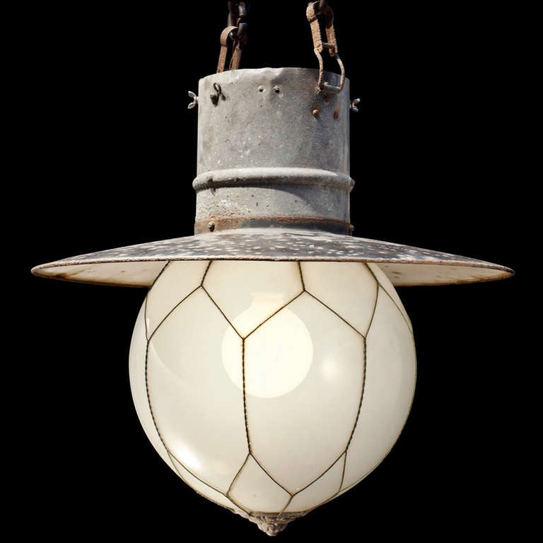 Primitive Globe Lantern