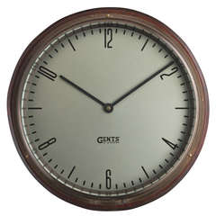Vintage Bronze Gents Clock