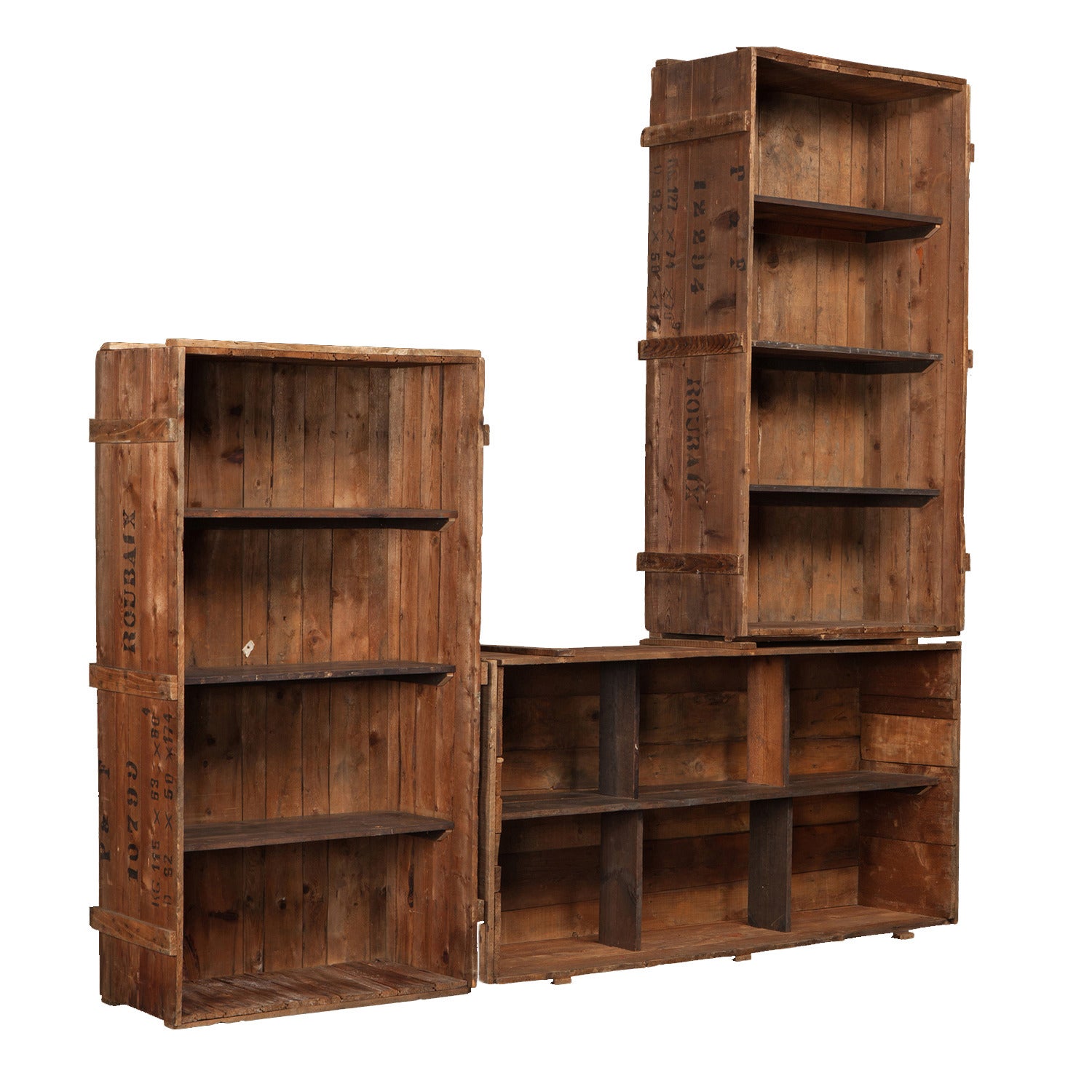 Industrial Wooden Box, France, circa 1920