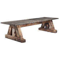 Antique Monumental Dining Table