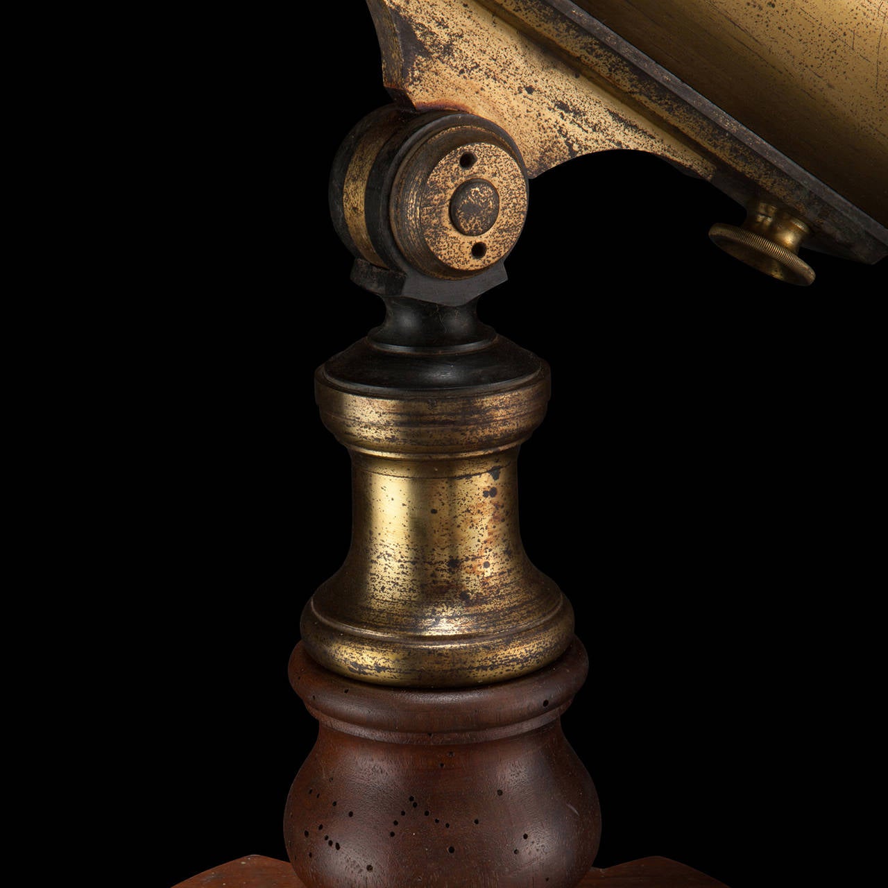 Wood Brass Telescope