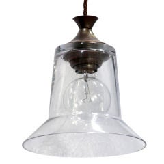 Elongated Glass Pendant