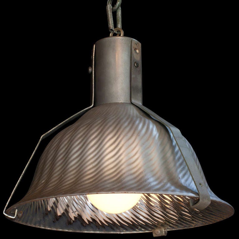 Industrial Grey Pendant at 1stdibs