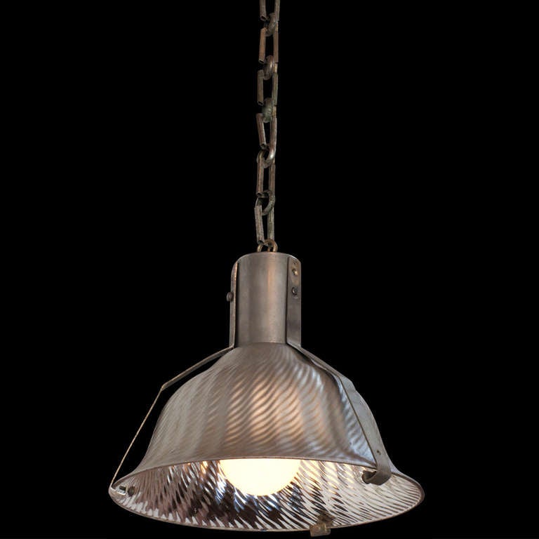 Industrial Grey Pendant at 1stdibs