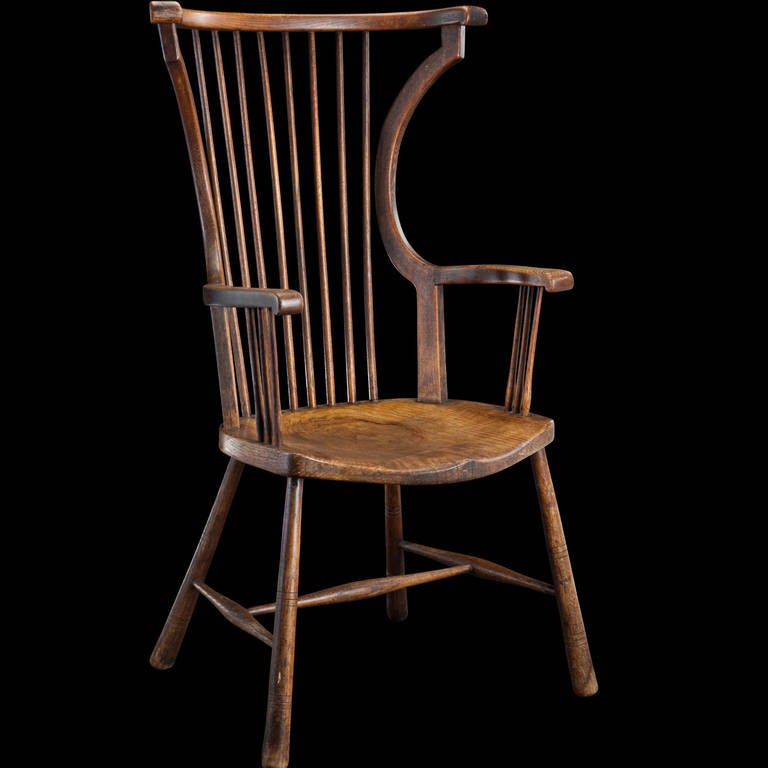 English Unusual Windsor Chair