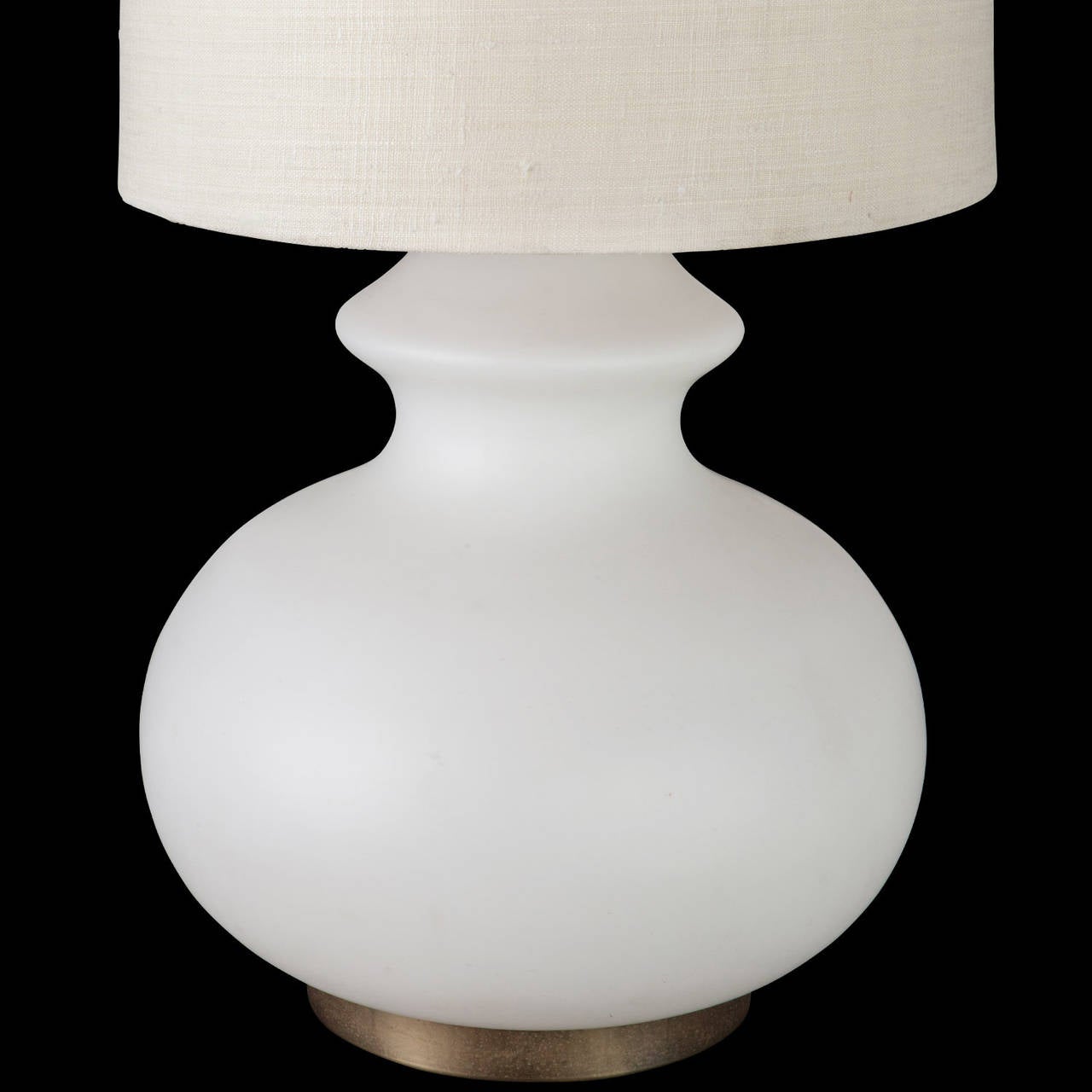 Mid-Century Modern Opaline Glass Table Lamp