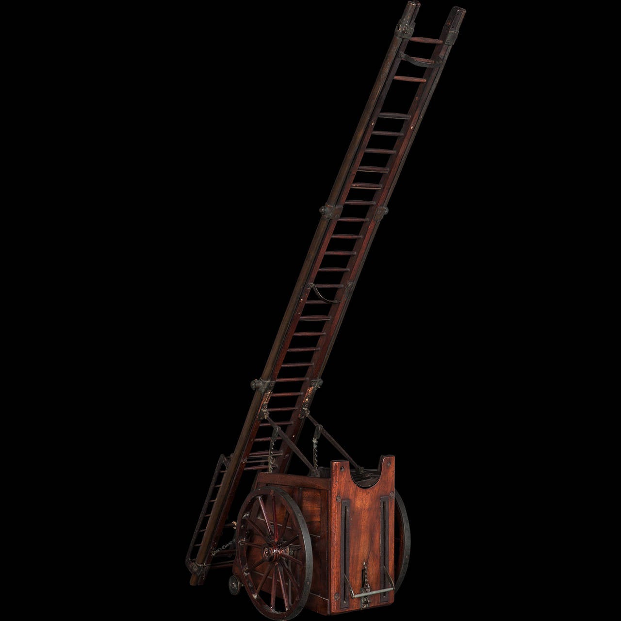 Late 19th Century Miniature Retractable Ladder