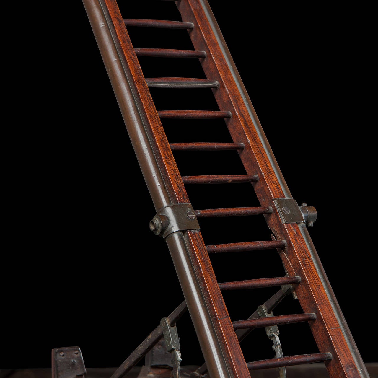 Hand-Crafted Miniature Retractable Ladder