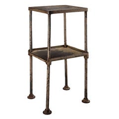 Used Industrial Simple Metal Table