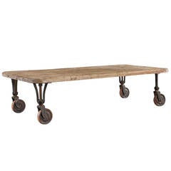 Wood Plank Coffee Table