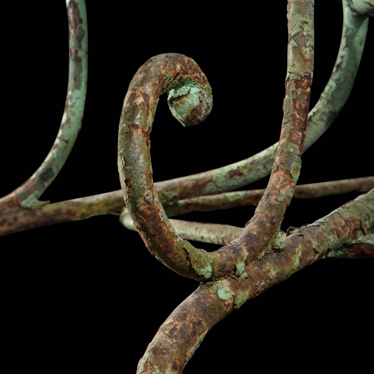 Cast Iron Garden Table at 1stdibs