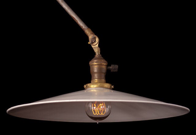 O.C. White Rare Ceiling Mount Light Fixture