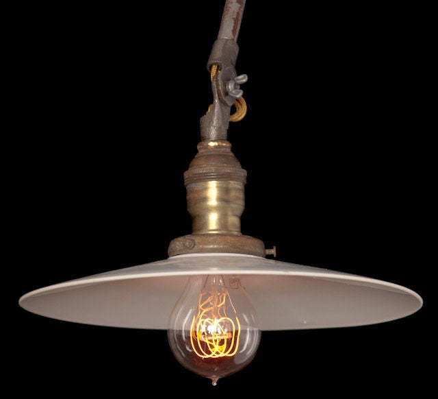 O.C. White Ceiling Mount Light Fixture