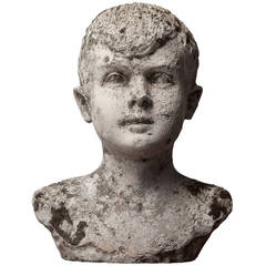 Plaster Bust of a Boy