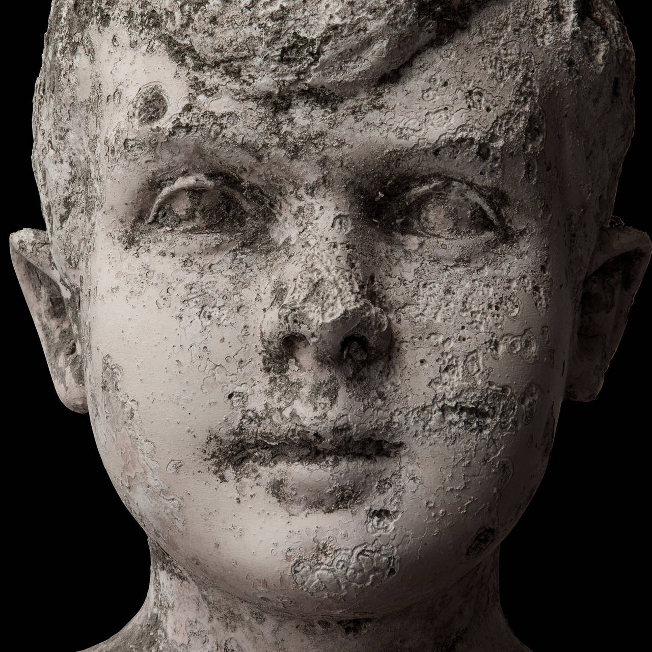 Early 20th Century Plaster Bust of a Boy