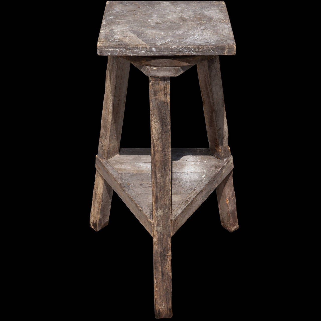 Primitive Potter’s Stand In Distressed Condition In Culver City, CA