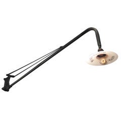 Iron Wall Mount Light with Advertising Shade