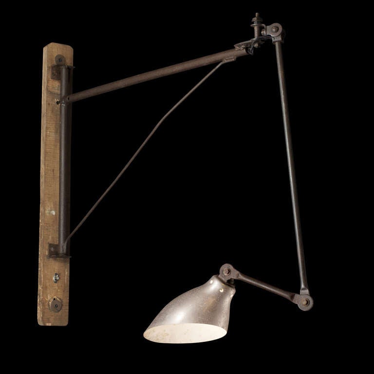 Wall Mounted Task Light at 1stdibs