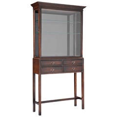 Mahogany Display Cabinet