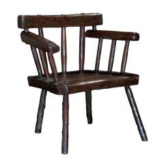 Antique Primitive Child's Windsor Chair