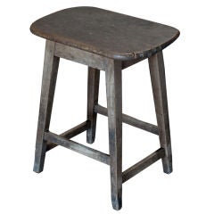 Simple Wood Low Working Stool