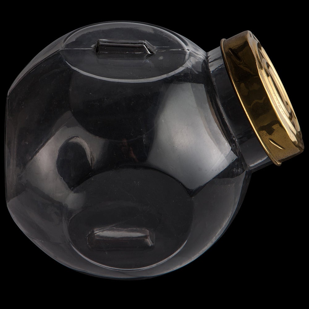 Nickel / Glass Candy Jars