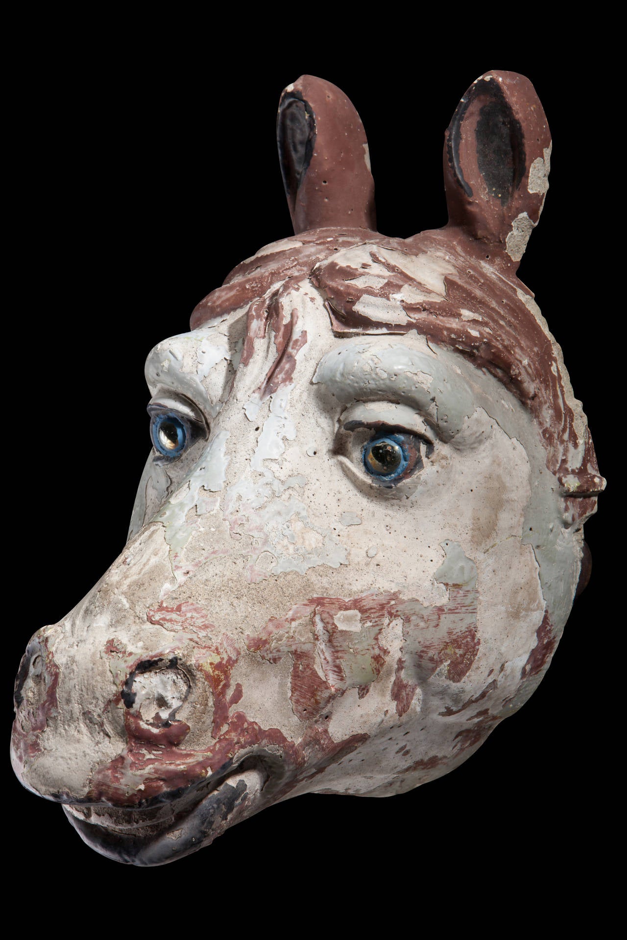 Concrete Animal Head Sculpture at 1stdibs