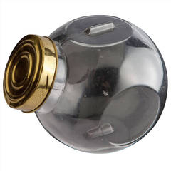 Nickel / Glass Candy Jars