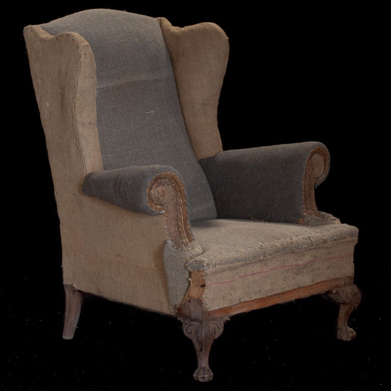 primitive wingback chairs